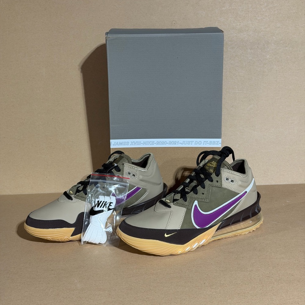 Nike LeBron 18 Low atmos Viotech CW3153-200 Men’s 9 BN Rare